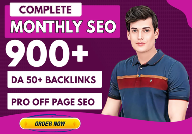 I will get monthly white hat backlink service for boost ranking