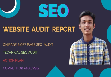 I will provide website SEO audit report.