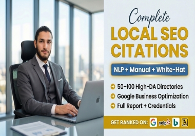 I Will Build 50- 100 High-Quality Local SEO Citations for Your Business