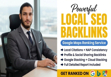 I Will Build Powerful Local SEO Backlinks to Rank Your Business on Google Maps