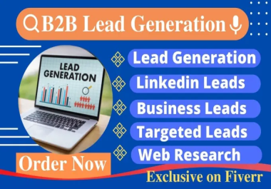 b2b lead generation,  linkedin leads