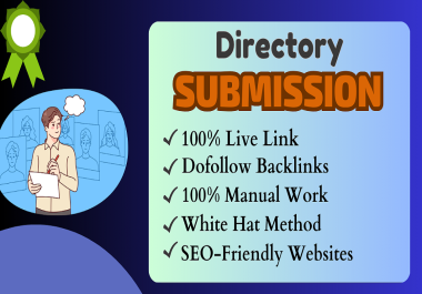 20 Approved Live Directory Submissions Delivered