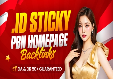 65 High Metric. ID Indonesian Sticky PBN Links Homepage Placements