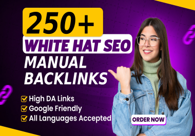 SKYROCKET RANKING- Get 250 High Authority SEO Backlinks High DA-PA Link Building