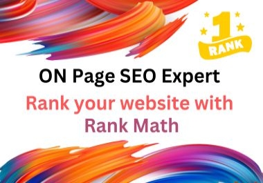 I will Rank your website with best SEO Tool Rank math. up to 20 articles.