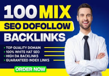 i will provide 100 seo mix backlink high quality