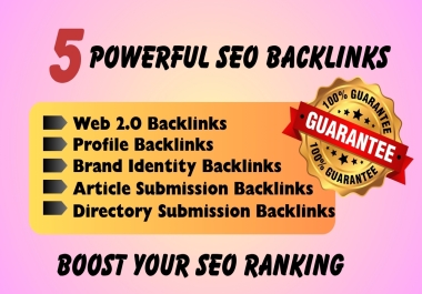I will Create 150 Powerful Backlinks Using 5 Proven SEO Methods