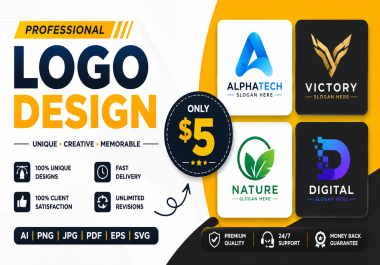 I Will Design a Professional Modern Business Logo