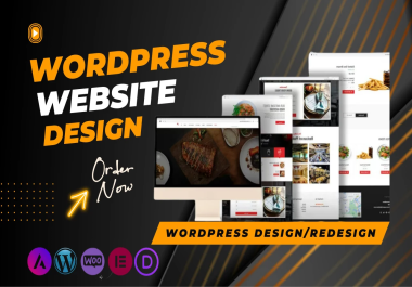 I will create,  design,  redesign,  customize,  revamp wordpress website as a web developer
