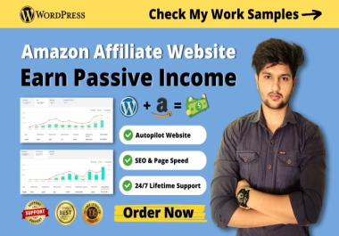 I will create amazon affiliate marketing autopilot website with autoblog