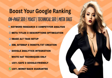 I will do wordpress onpage SEO optimization with yoast