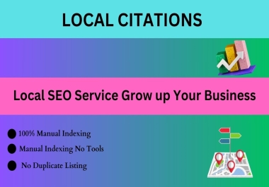 Top Local SEO Citation Business Listing Quality Dofollow Backlinks