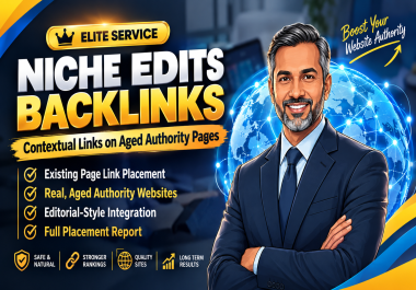 Premium 6 Niche Edits Backlinks Link Insertion on High DA Websites