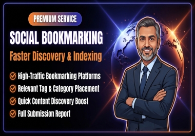 300 High Quality Social Bookmarking Backlinks to Boost Web Traffic