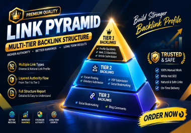 599 High Authority Dofollow Backlinks Multi-Tier Link Pyramid for Google Rankings