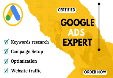 I will build,  optimize your google ads campaigns