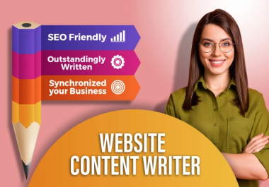 I will be your content writer for website copywriting