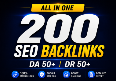 2026 Updated Package - High Quality 200 SEO Dofollow Backlinks Package