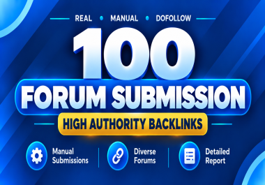 I Will Build DA 90-40 High Authority Forum Submission Backlinks For Skyrocket Your Ranking