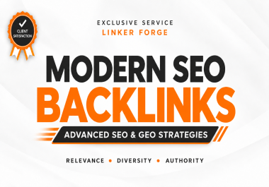 I Will Build Modern SEO Backlinks With Advanced SEO & GEO LinkBuilding Strategies