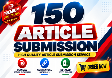 150 HIGH DA/DR ARTICLE SUBMISSION BACKLINKS - CONTEXTUAL SEO LINKS