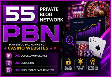 MAKE 55 high metrics Powerful Homepage PBN backlinks contextual links