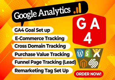 I will set up or fix GA4, eCommerce tracking, conve...