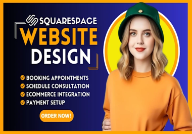 I will design squarespace website or redesign squarespace website