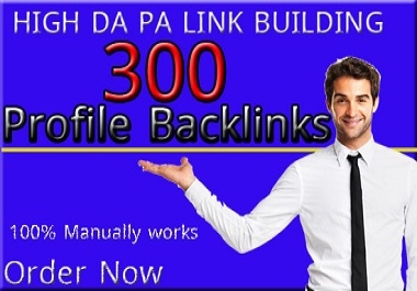 I will create 300 high quality profile backlinks to boost your website SEO