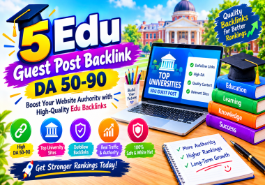 5 Edu Guest Posts on TOP Universities with DoFollow Links