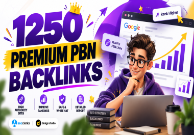 Rank higher on Google with 1250 Premium PBN Backlinks