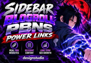 Powerfull High Dr 50 Plus Siderbar Blogroll PBN Backlinks Links