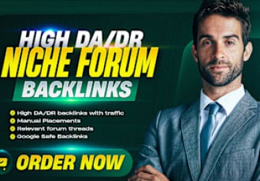 I Will Create 100 High-Quality Forum Backlinks for SEO