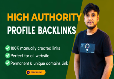 200 White hat SEO profile backlinks on high DA linkbuilding