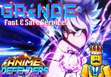 Roblox Level Up from 1 to 20 - Fast & Secure Account Piloting / Anime Defender