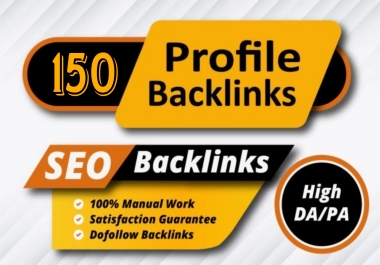 I Will Build 150 Profile Backlinks to Improve Your SEO