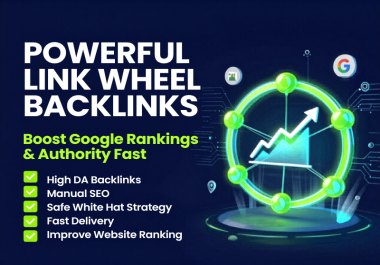 I will create powerful link wheel backlinks for SEO ranking