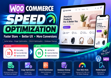 I will improve WooCommerce store speed and performance