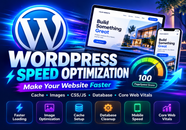 I will improve WordPress loading speed and website performance