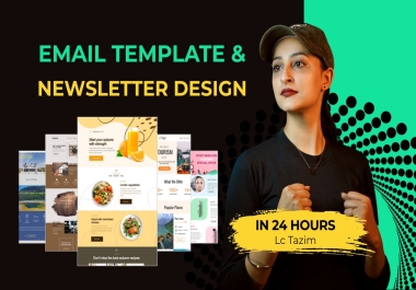 I will design a Responsive Email Template or Newsletter for you