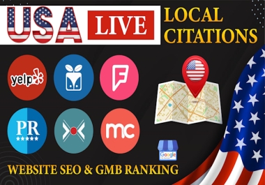 I will build 100 high authority USA local citations for your business SEO