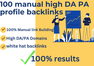 100 High-Authority Powerful Profile Backlinks&mdash improve SEO & Rankings