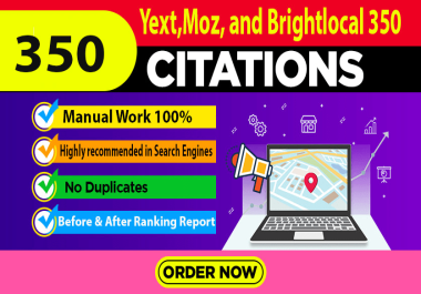 I will do 55 USA,  canada,  UK,  australian,  germany,  india,  local citations SEO directrories