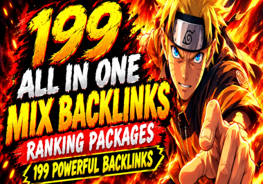 Build Stronger Ranking with 199 All in One Mix Backlinks
