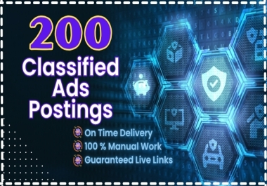 I Will Provide Classified Ad Posting To Boost Your Website Rank
