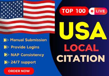 Create TOP 100+ LIVE Local Citations for USA