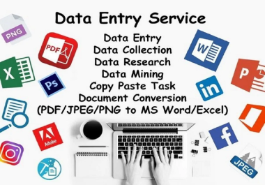 I will be your data entry specialist