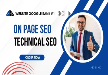 I will get top rank on Google with on-page SEO optimization.