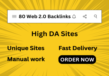 I will build 8 0 web 2 0 backlinks