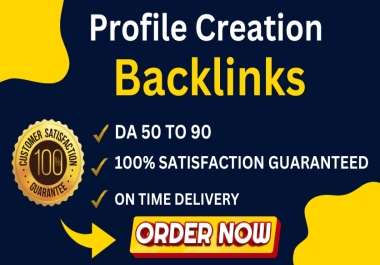 100 SEO-Optimized Profile Backlinks to Increase Website Authority